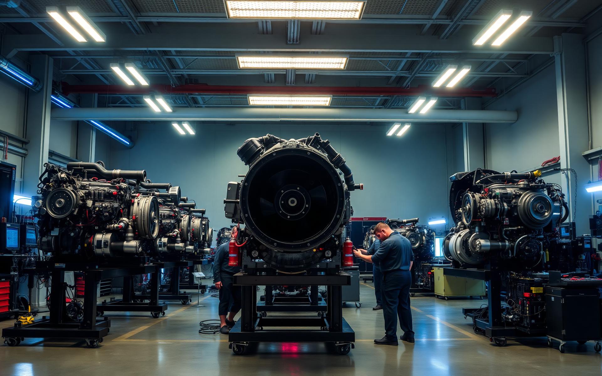 Oficina especializada em motores diesel SLM